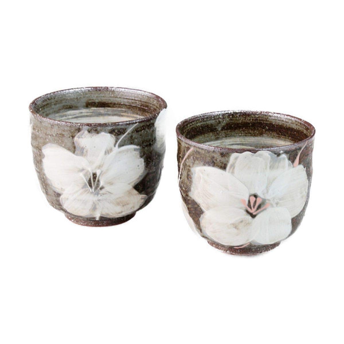 

CtoC ARITA x x Cosmetic Made in Arita 897958 Multi-Color Teacups, Large 8.6 7.6cm, Small 8 7.5cm, Pair, Sagano, Japan, Ware,