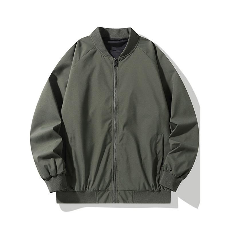 New Jacket Jacket Men's Spring and Autumn Trendy Brand Versatile Loose Baseball Collar Fashion Casual Top