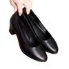 Low-top shallow-mouth women's shoes spring and autumn new fashionable simple and comfortable work shoes pointed one-pedal single shoes
