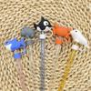 Silicone Rubber Plug Straw Cap Covers Dust-proof Straw Tips For Stanley Cups 3D Cute Animals Straw Cap Toppers Reusable
