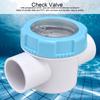 Check Valve 50mm 2 Ways G1 1/2 Water Hose Backflow Preventer With Transparent Mirror Pipe For Swimming Pool Filter