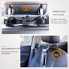 Car Headrest Hook With Phone Holder, Universal 360 Rotation Headrest Hooks For Purses And Bags (Silver)