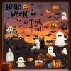 New Static Sticker Halloween Window Sticker Ghost Bat Spider Horror Cartoon Wall Decoration Wall Sticker