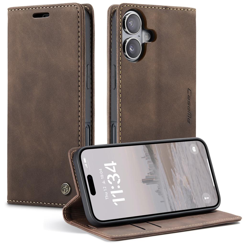 For iPhone 17 Wallet Case CASEME 013 Series PU Leather Phone Cover Stand