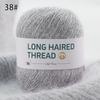 Filato di Pile di Visono a Pelo Lungo 50G Cappello Sciarpa Giacca Lavorati a Mano Moda Autunno Inverno Filato