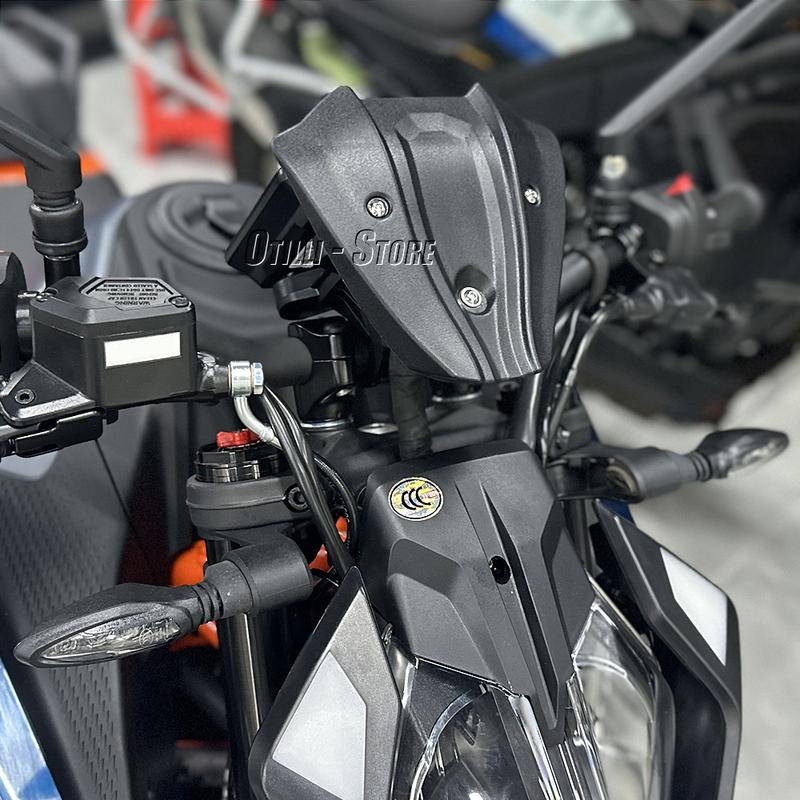 Windshield For 390 390Duke DUKE390 2024 2025 Motorcycle Windscreen Wind Deflector Sport Screen Shield Kit