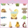 Dragon Fruit Amuseables Chestnut Glasses Rugby Plush Toy Stuffed Doll Kids Gift