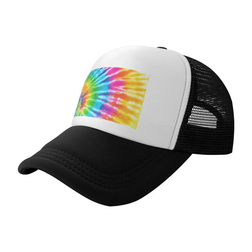 Realistic Watercolor Dinosaurs Black Mesh Baseball Cap Sun Visor Hat Women Unisex Sun Hats Sport Cap Trucker Hats