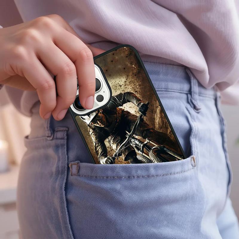 Downhill Mountain Biking Phone Case For iPhone 17 Air 15 16e 14 13 Pro Max Coque 12 11 Pro Max PLUS cover