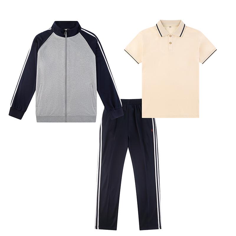 Middle School Academy-Style Three-Piece Sports Uniform
