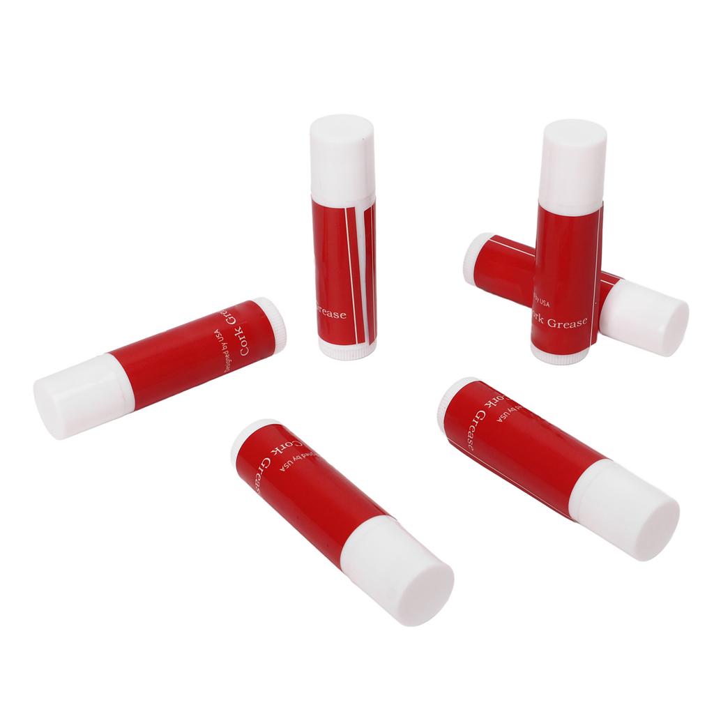 6Pcs Cork Grease Aromatic Reduce Wear Lubrication Effect Woodwind Instrument Cork Grease for