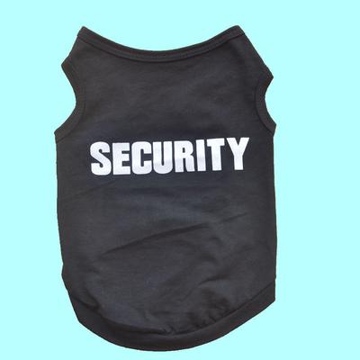 Pet Clothing Dog Clothing Spring Summer Black Vest