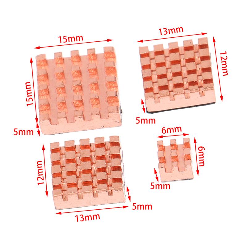 

1 комплект для Orange Pi 3 Lts радиатор из алюминиевого сплава, медный кулер, комплект радиаторов пассивного охлаждения