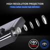 Car Exterior Annual Inspection Sticker Car Logo Wireless LED Logo Car Door Welcome Light For Camry Hilux Prius Auris
