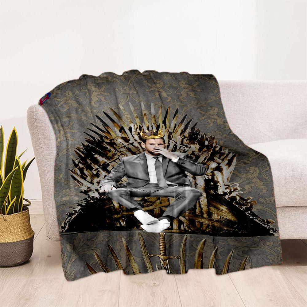 Messi 50 Blanket Warmthful Decor Perfect for Picnics Chair Couch for All Occasions Warmthful Decor Ideal Gift For Birthday Valentine'S Day