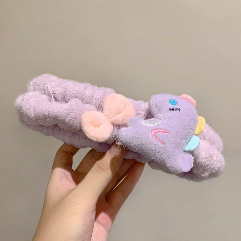 Korean Cute Hairband: Face Wash & Makeup Accessory
