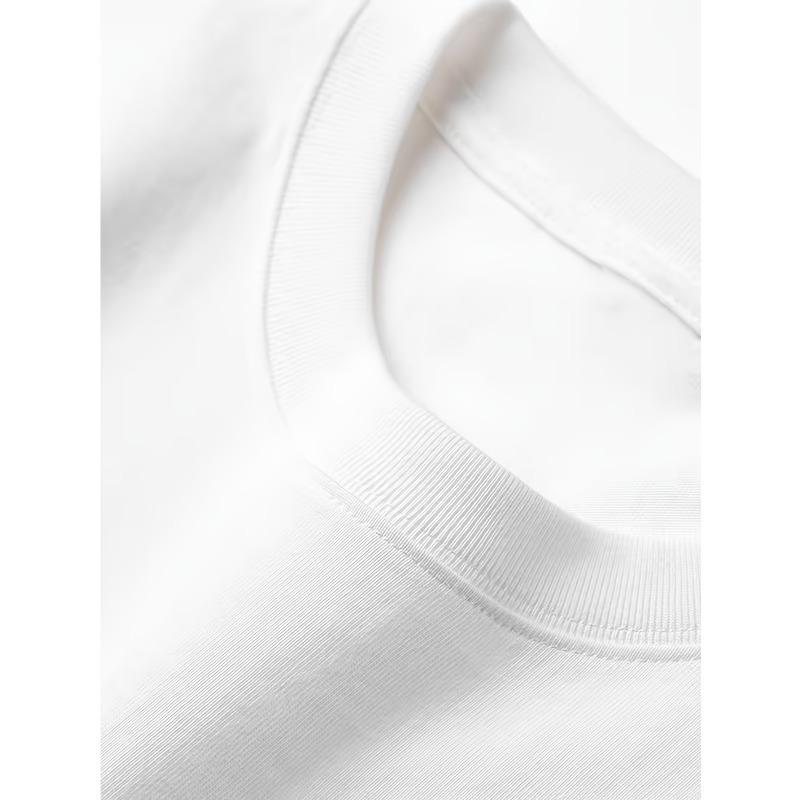 Men's Casual Vibe T-Shirt - Breathable , Geometric Print, Round Neck, Machine Washable - Perfect for Summer