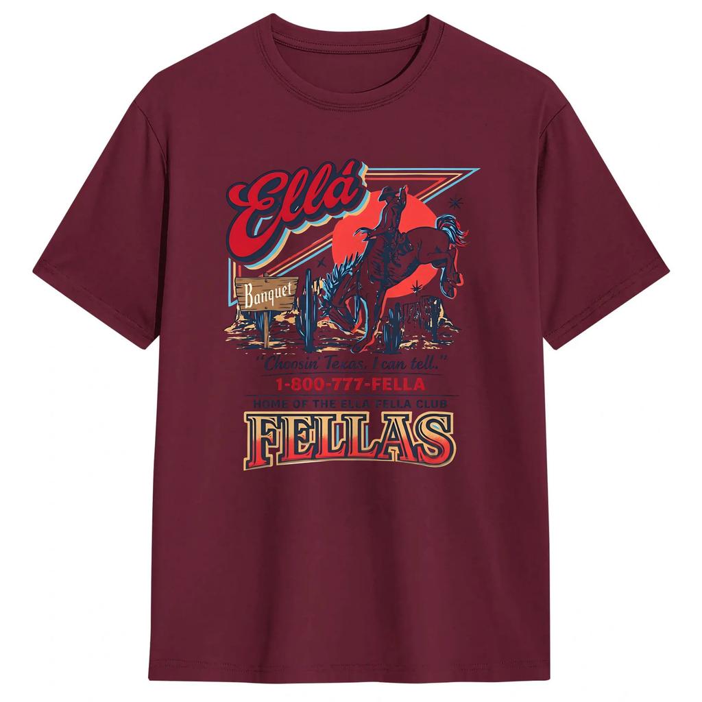 Ella Fella 2026 T Shirt Summer Harajuku TShirts Unisex Cotton ONeck Oversized Clothes Short Sleeves Y2K Fun Tops