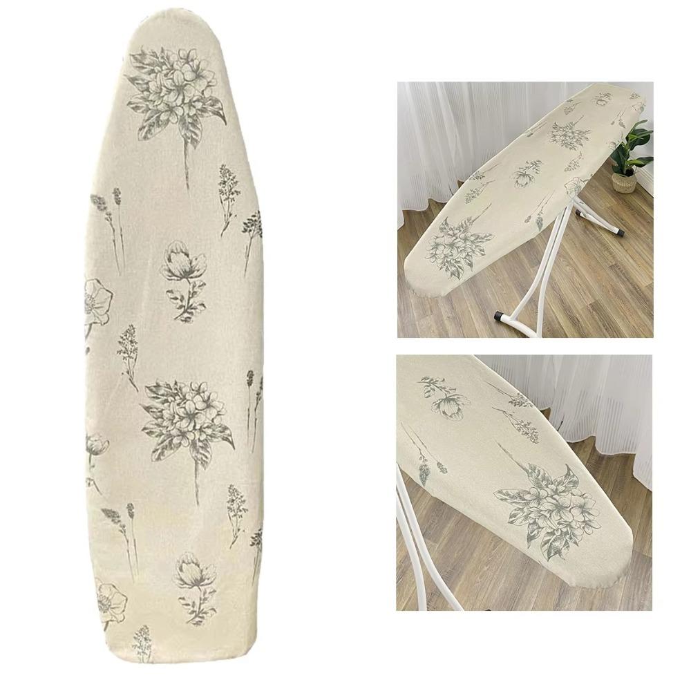 1pcs 140*50cm Ironing Board Cloth Drawstring Tightening Ironing Board Cover Pad  For Ironing Table