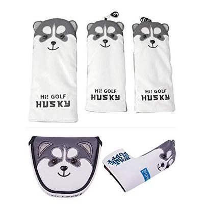 Funda para cabeza de golf para driver 440cc 460cc para para FW para UT putter para tipo magnético con Odyssey 2 para tipo pin con Scotty Cameron perro / madera, /