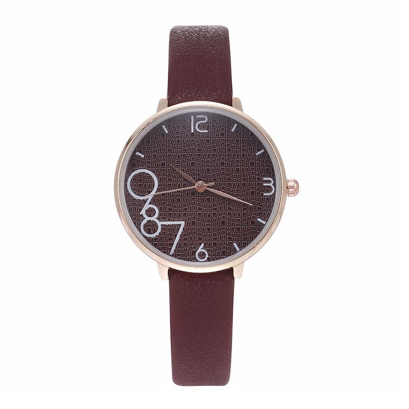 JYL Women's Watch Fashion Student Roman Leather Strap