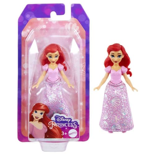 MATTEL Disney/Disney Prinzessin Arielle (Mini-Puppe) [Anziehpuppe] [Ab 3 Jahren] [Gegenwart] HLW77