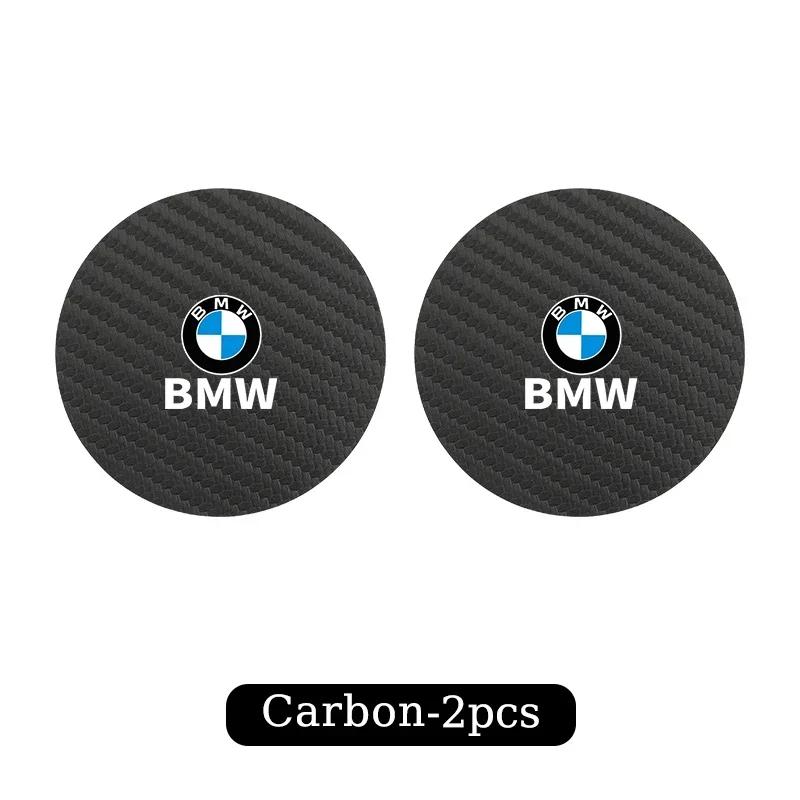 

2025 M Carbon Car Coaster Mat Interior Water Cup Pad Cushion For BMW X3 X5 M5 M3 E46 E90 E60 F10 E39 F30 E36 G30 E87 E70 E91 E