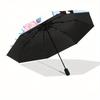 1pc Cinnamoroll & Baby Ideas Pattern Automatic Umbrella Is Fashionable and Good-Looking, a Portable 3-Fold Umbrella, Suitable for Travel and Daily Use