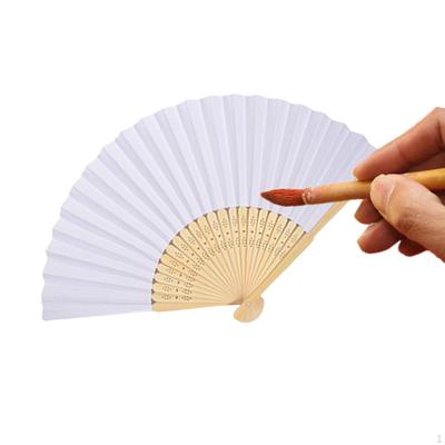 Bamboo Folding Fan, Chinese Hand Fan for DIY Decoration, Wedding, Dance Party, Summer