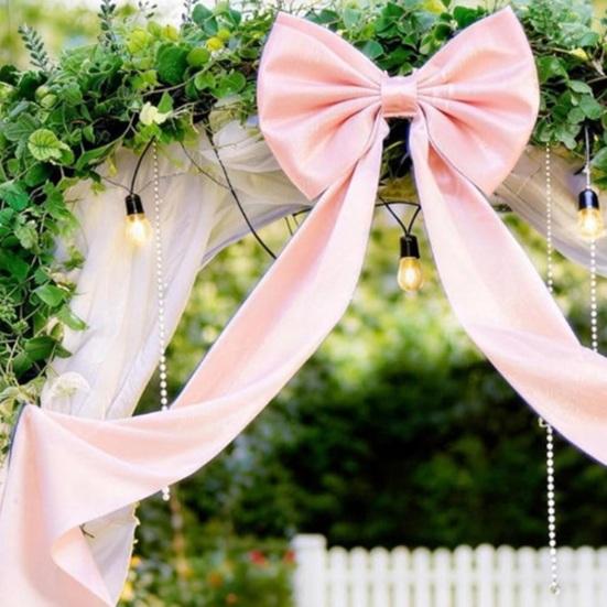 70.8x19.7 Inch Large Satin Bow Giant Ribbon Tie Bow for Wedding Engagement Birthday Party Bridal