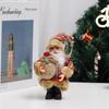 Cartoon Plush Santa Claus Standing Doll - Christmas Desktop Ornament