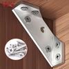 4/6/10PCS Furniture Triangular Support Frame Furniture Bracket Universal Corner Code Fastener Corner Connector Stainless Steel