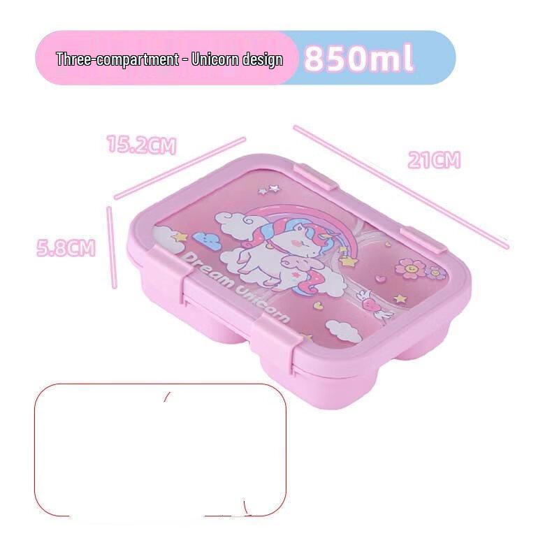 Microwaveable Divided Bento Box