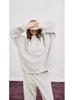 European Autumn Women's Half-High Collar Casual Loose Sweatshirt