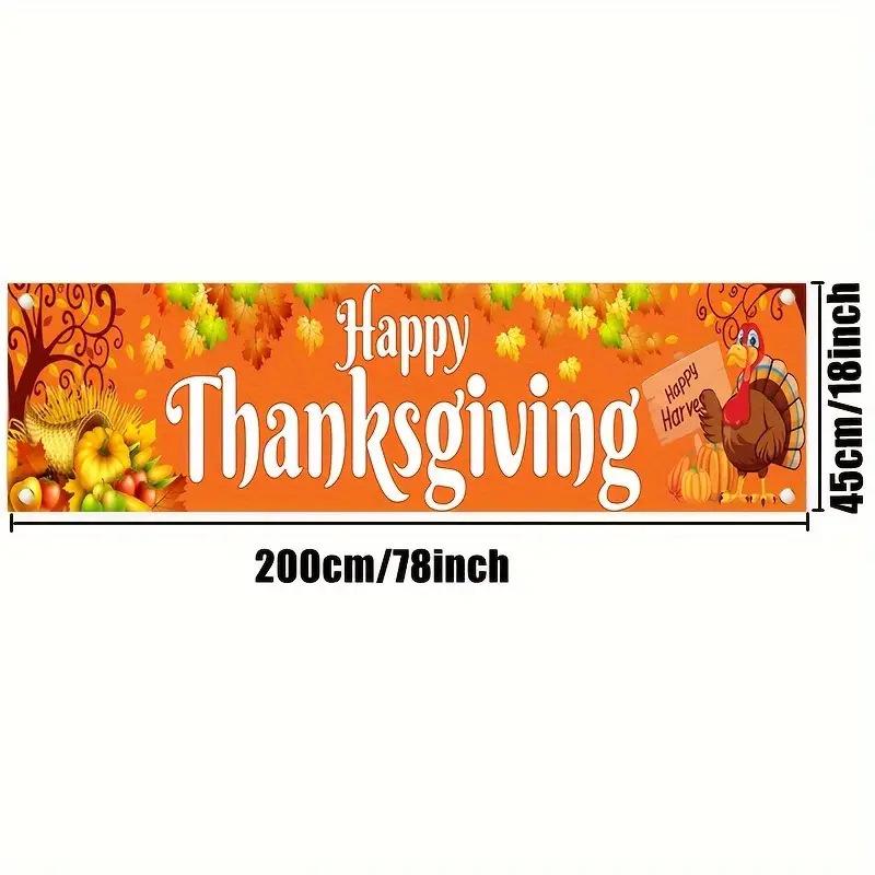 

Праздничное баннерное полотно: Дизайны с рождественской, хэллоуинской и ко дню благодарения тематикой 200x45cm