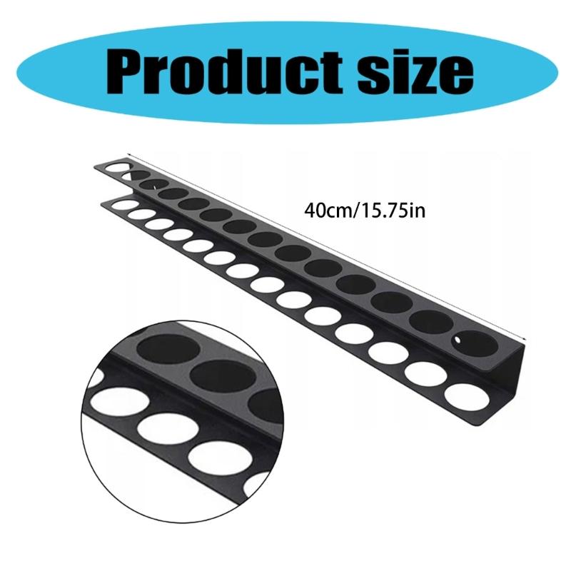 Wall Mounted Tool Organizers Storage Rack For Screwdrivers And Pliers,Steel Workshop Storage Rack With 14 Holes