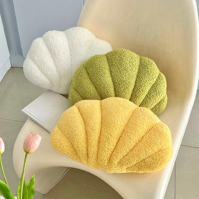 Shell Shaped Throw Pillow Decorative Plush Cushion Super Soft Wear Resistant Friendly To Skin Pillow Sofa Room Decor