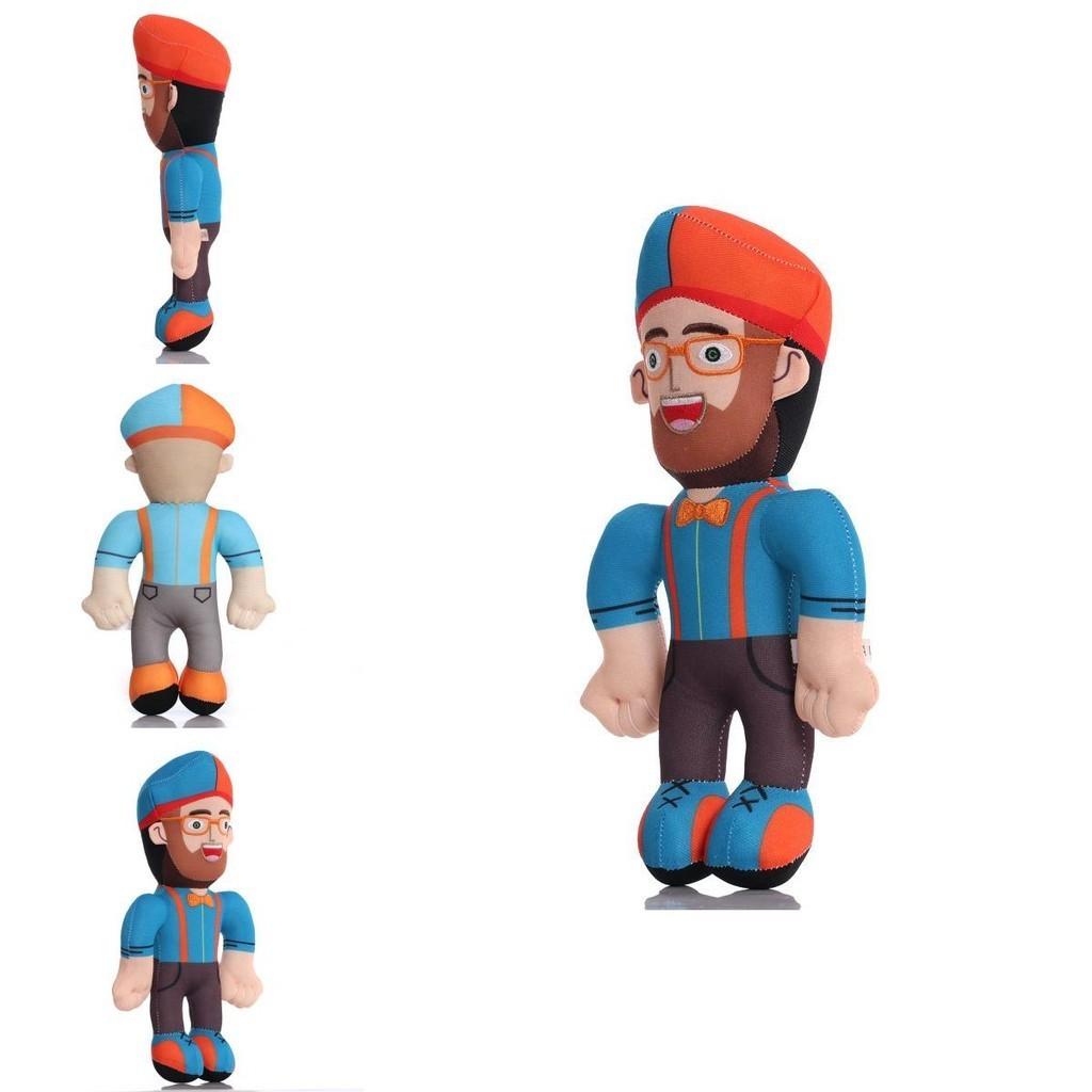 Adorable 11 Inch Blippi Plush Doll Soft And Cuddly Cartoon Character For Children