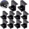 10pcs Solar Panel End Clamps Aluminum Alloy Anti-Corrosion PV Mounting Accessories for 30mm Frame Solar System