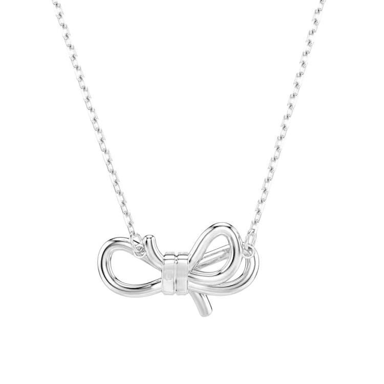 Swarovski Lifelong Bow Design Necklace Unisex necklace Silver 5743577