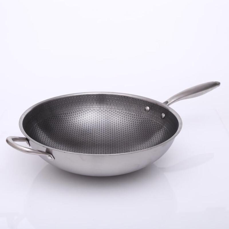 Wutuo Stainless Steel Non-stick Honeycomb Wok