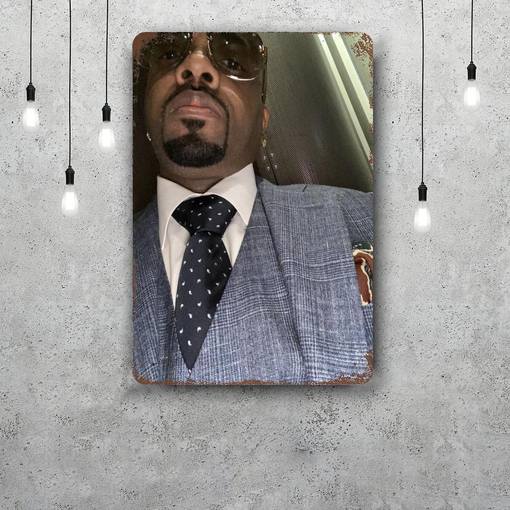 Jermaine Dupri Retro Vintage Tin Sign Poster Decorative Plaque Metal Plate Wall Decor