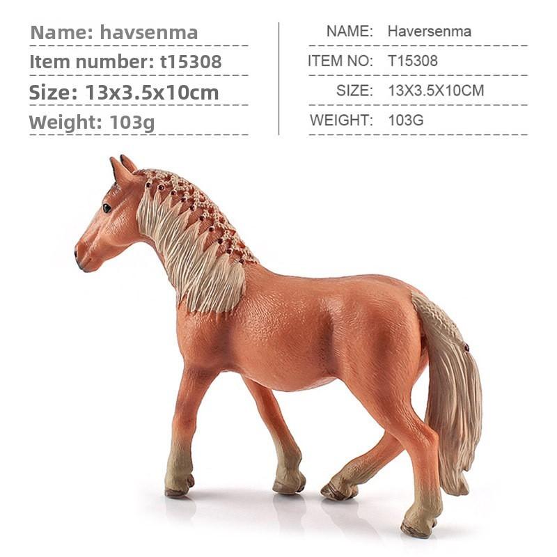 Simulated Steed Horse Pvc Model Collectible Figurine For Kids And Animal Enthusiasts