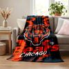 Deka Chicago Bears Flanelová deka Měkká útulná plyšová přehoz na pohovku postel Lehká domácí dekorace