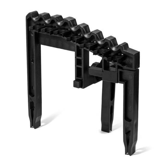 Klip na držák golfových holí s 9 sloty Nastavitelná šířka Univerzální Snadná instalace Stohovač golfových tašek Organizér Stohovač golfových holí Stojan na displej