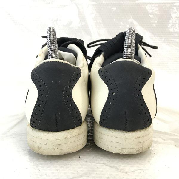 Reebok Çelik Çivili Golf Ayakkabıları Beyaz Lacivert 23cm US6 Nadir Vintage(KULLANILMIŞ)