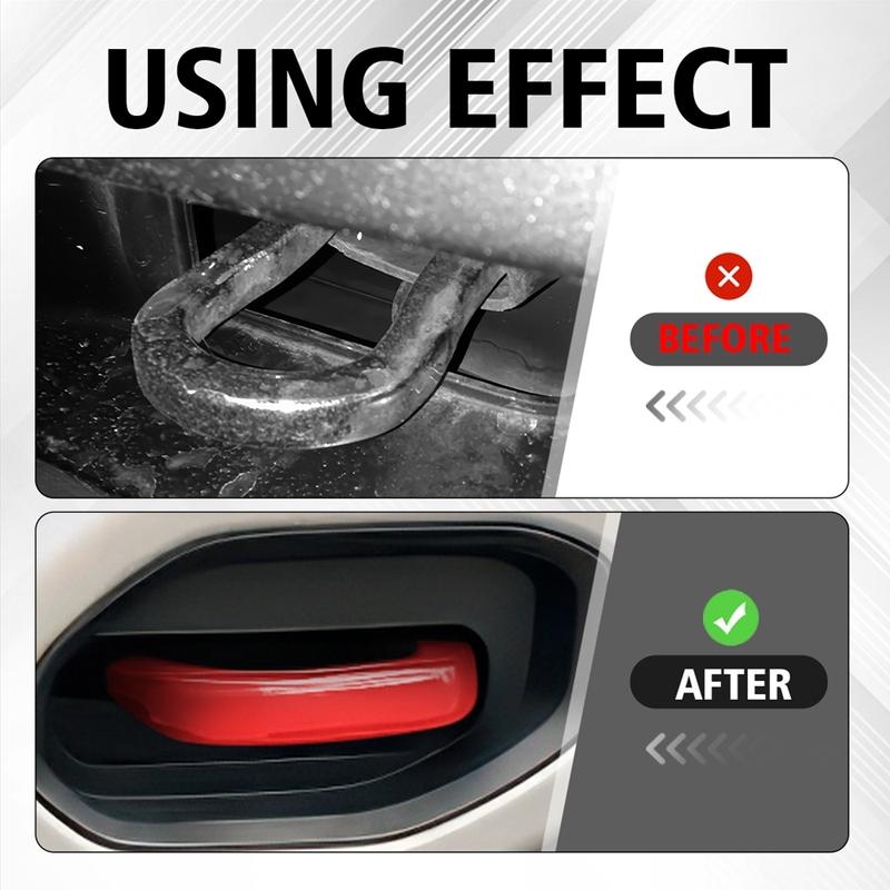 2/4PCS Front Towing Hook Protection Cover Is Suitable For 2019-2024 RAM 1500 Warlock And 3500 Car Towing Hooks Accessories