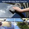 Car Microfiber Towel Car Detailing Towels Absorbent Reusable Washcloths Wipes Rags Cleaner for Garage House Bathroom Mirror