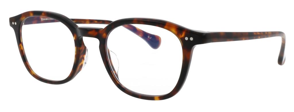 BEAMS DESIGN Low-Power Reading Glasses with Blue Light Blocking, Stylish Design, Includes Case, BDR-3003-1+1.00