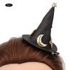 5pcs Mini Witch Hat Hair Pins Cute Hair Clips Halloween New Year Christmas Holiday Hair Decoration